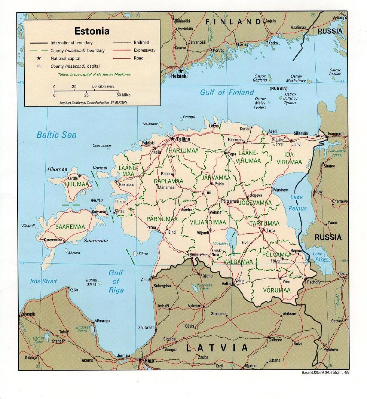 карта на Естонија мапа на локација