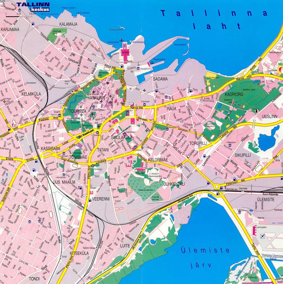карта на талин Естонија