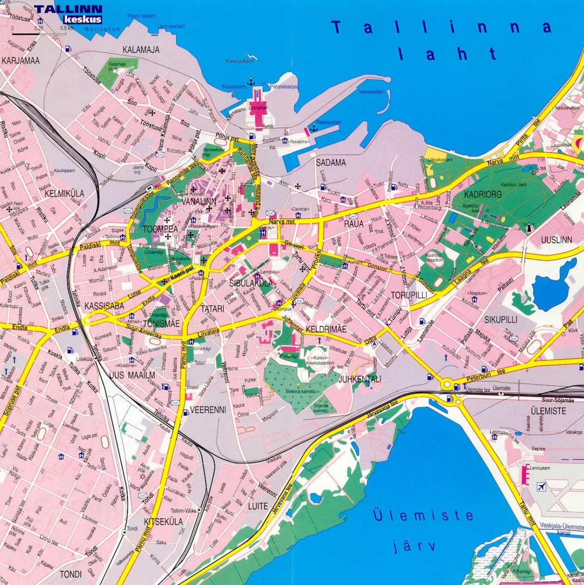 карта на талин Естонија 