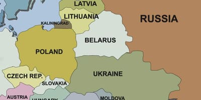 Мапа на мапата Естонија околните земји